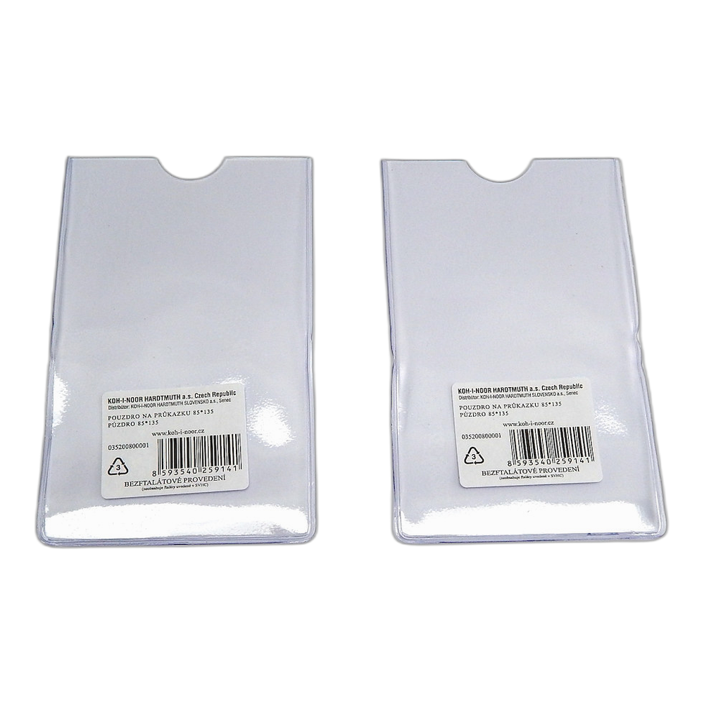 Koh-i-Noor Transparent Holder 352008 for ID Card 85x135 mm