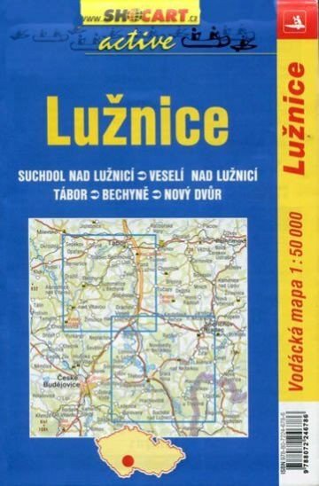 Lužnice vodácká mapa