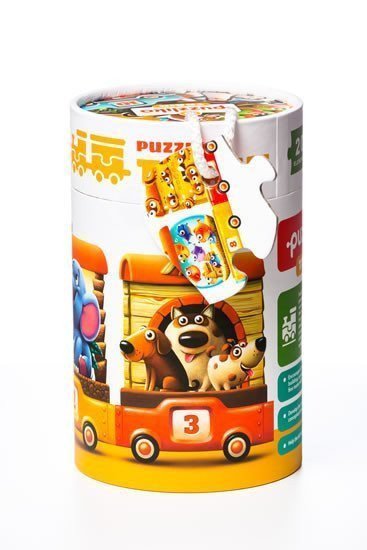 Vlak 94 cm  naučné puzzle 20 dílků