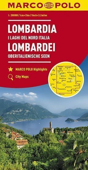 Itálie č2 - Lombardie mapa 1200T