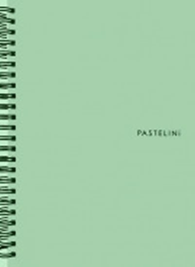 Twin wire blok A5 PP PASTELINI zelená