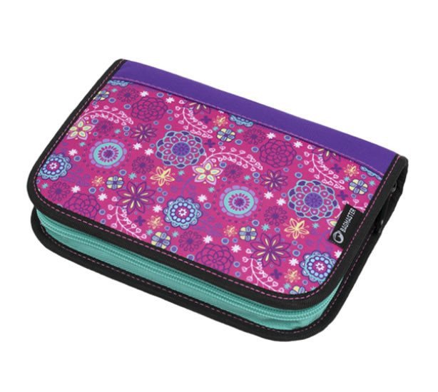 Bagmaster Dívčí školní penál jednochlopňový CASE ALFA 9 A PINKVIOLET