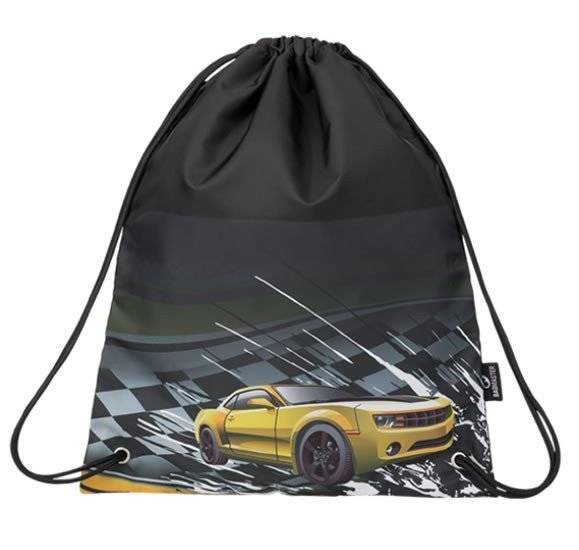 Bagmaster Klučičí školní sáček na přezůvky nebo na sport SHOES GALAXY 9 D BLACKYELLOW