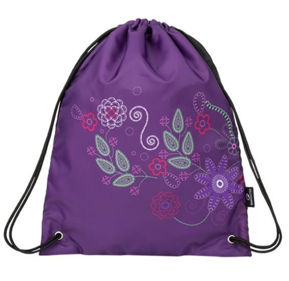 Bagmaster Dívčí školní sáček na přezůvky nebo sport SHOES MERCURY 9 A VIOLETPINK
