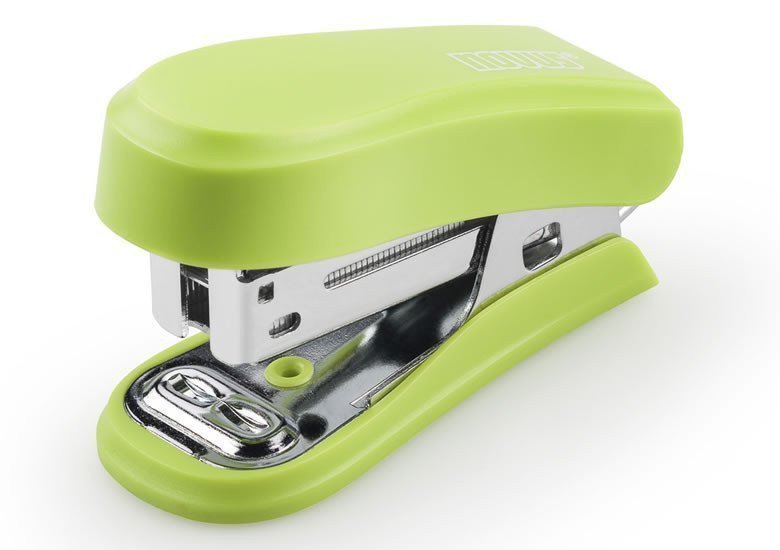 Sešívačka Mini 12 listů zelená lesk