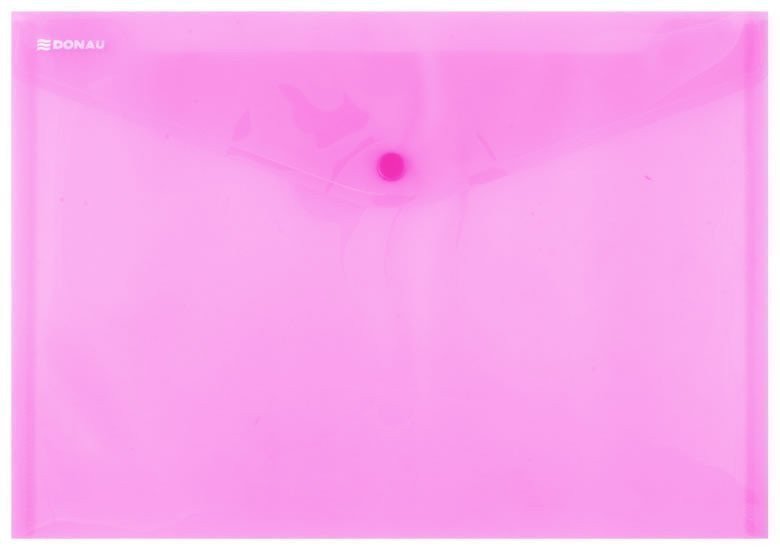 Obálka s drukem průhledná A4 PP červená