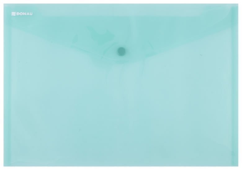 Obálka s drukem průhledná A4 PP zelená