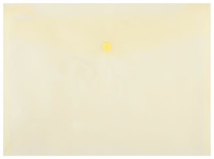 Obálka s drukem průhledná A4 PP žlutá