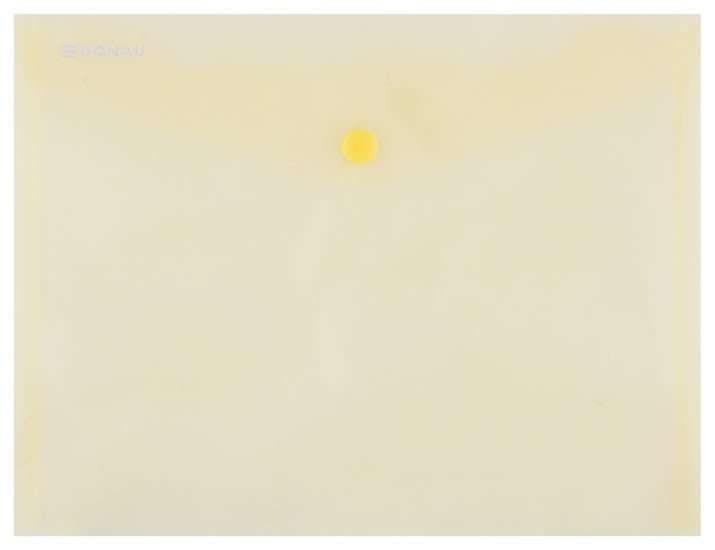 Obálka s drukem průhledná C5 PP - žlutá