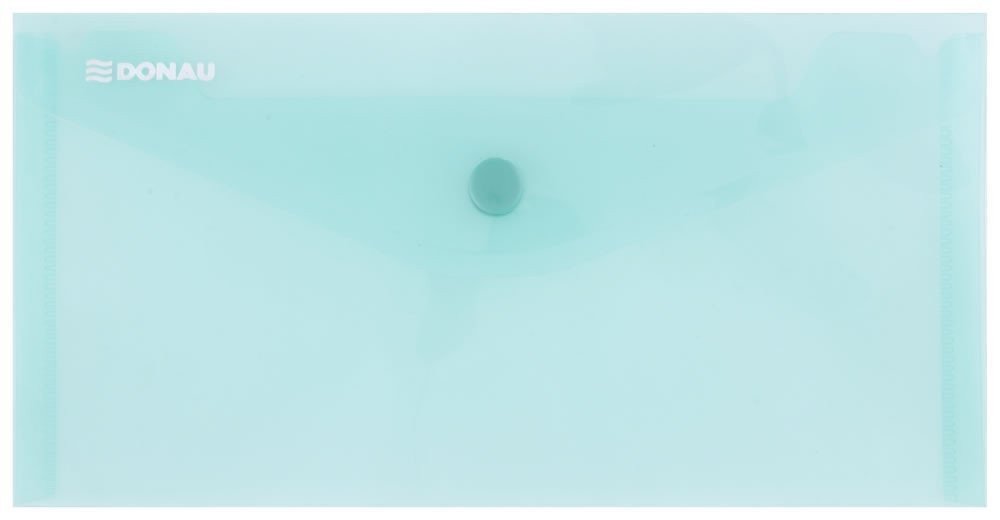 Obálka s drukem průhledná DL PP zelená