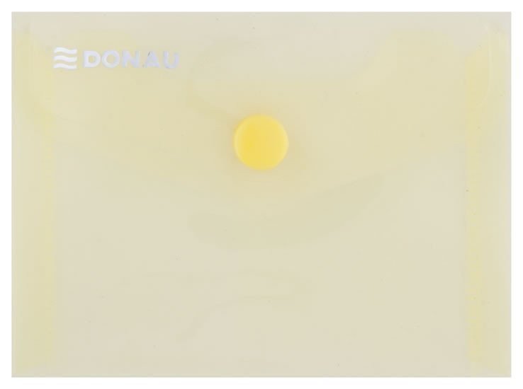 Obálka s drukem průhledná A7 PP žlutá