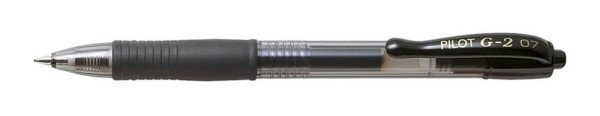 PILOT G-2 07, Roller, černá