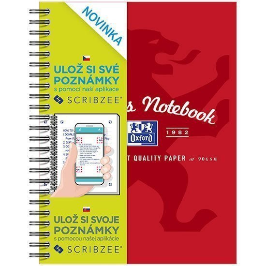 OXFORD Zápisník Campus A5 linka 50 listů CZSK