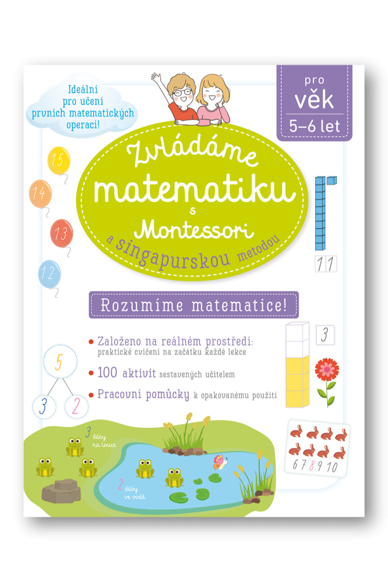 Zvládáme matematiku s Montessori a singapurskou metodou 5-6 let – Urvoy Delphine