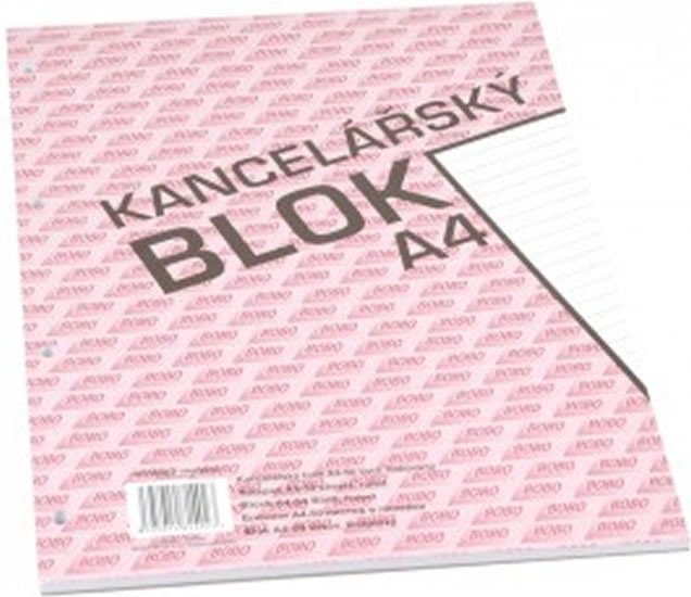Kancelářský blok A4 linka 50 listů