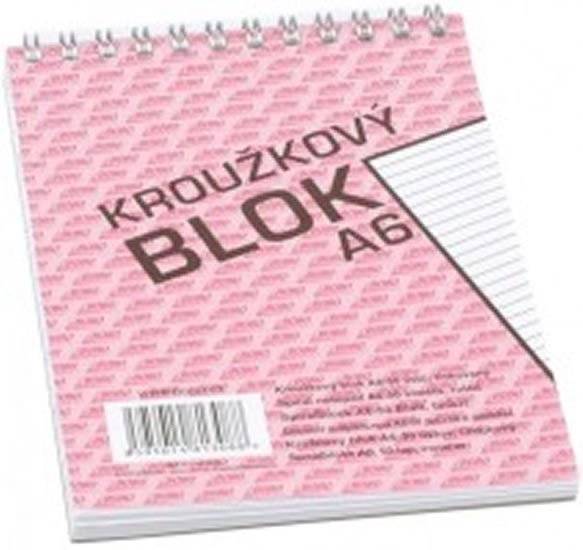 Blok s horní vazbou A6 linka 50 listů