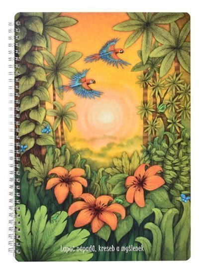 Kroužkový blok PŘÍRODA A4 čistý 50 listů