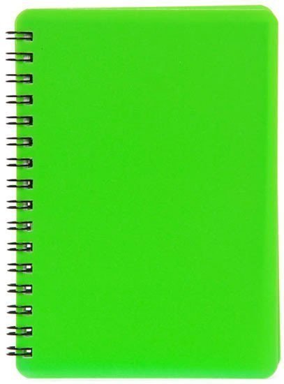 Plastic blok NEON zelený A6 linka 60 listů