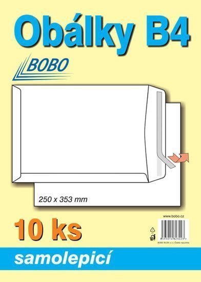 Obálky B4 samolepicí bal 10ks