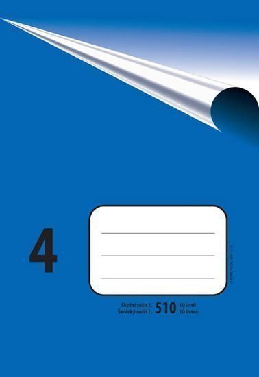 Školní sešit BOBO 510 bezdřevý