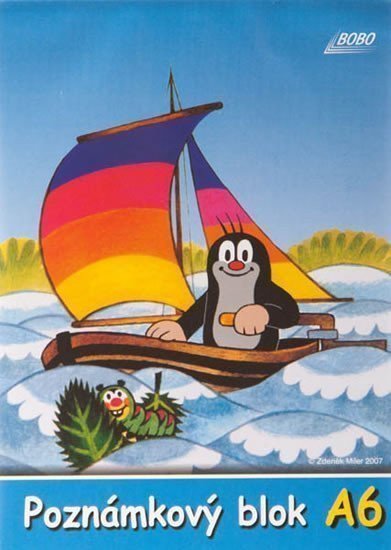 Poznámkový blok KRTEK A6 čistý 50 listů