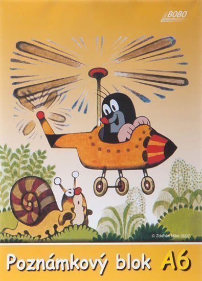 Poznámkový blok KRTEK A6 linka 50 listů