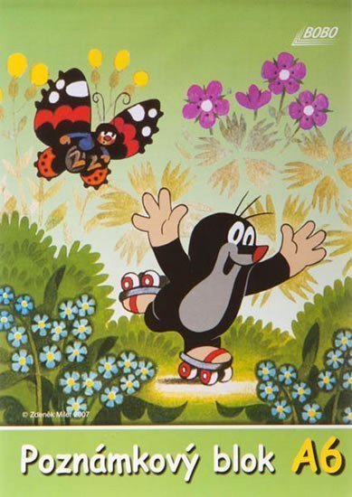 Poznámkový blok KRTEK A6 čtvereček 50 listů