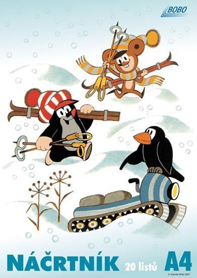 Náčrtník KRTEK A4 20 listů