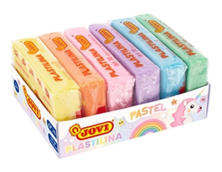 JOVI plastelína PASTEL 6x50g 6 pastelo