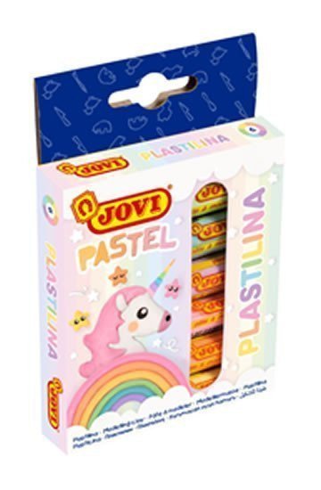 JOVI plastelína PASTEL 6x15g pastelové barvy válečky