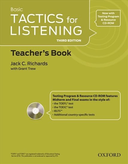 Basic Tactics for Listening Teachers Book with Audio CD Pack 3rd – Richards Jack C