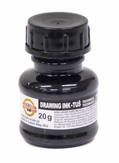Koh-i-noor tuš technická 20g černá