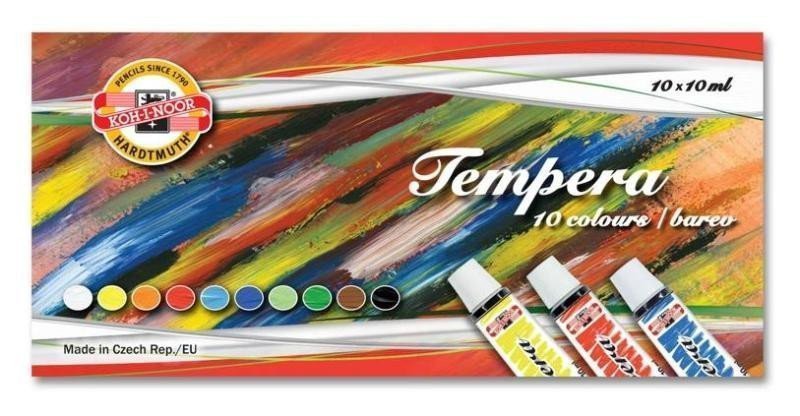 Koh-i-noor barvy temperovétempery sada 10 x10ml
