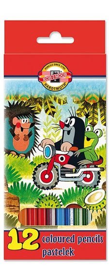 Koh-i-noor pastelky Krtek 12 ks dlouhé