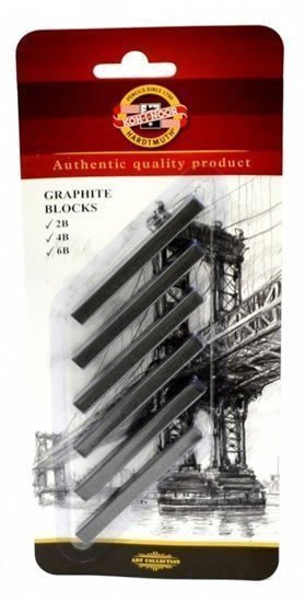 Koh-i-noor tuhy grafitové souprava 6ks 7x7 mm