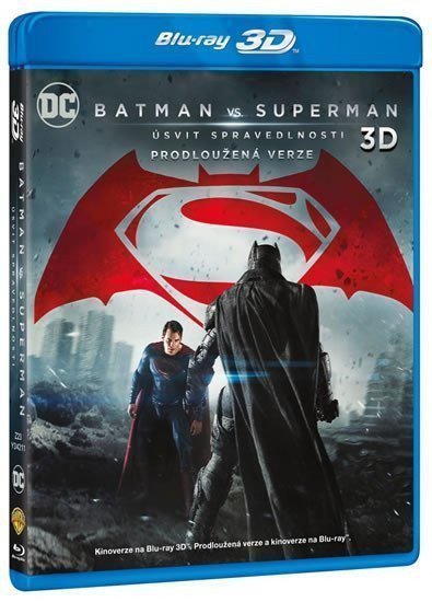 Batman vs Superman Úsvit spravedlnosti 3BD 3D2D2D prodloužená verze