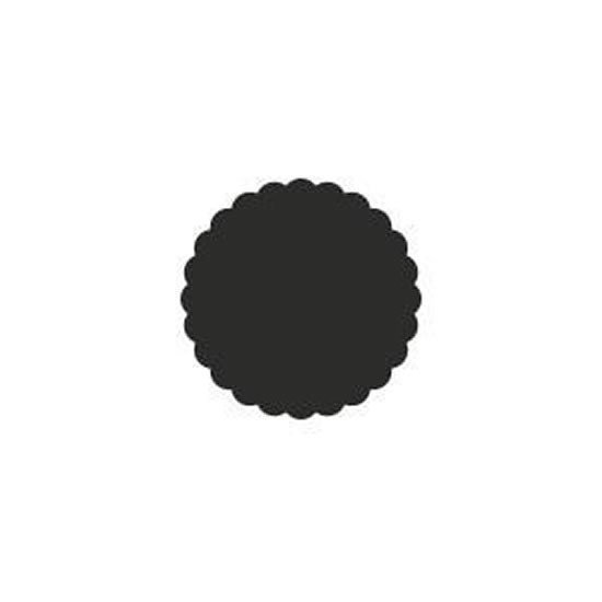 HEYDA ozdobná děrovačka velikost L - vlnitý kruh 25 cm