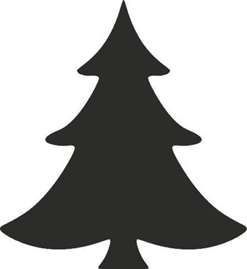 HEYDA ozdobná děrovačka velikost L - vánoční stromek 25 cm