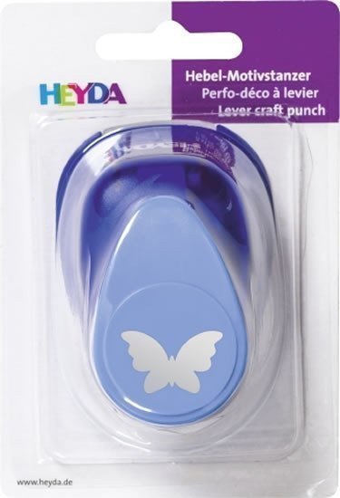 HEYDA ozdobná děrovačka velikost L - motýl 25 cm