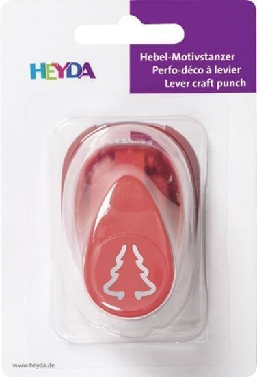 HEYDA ozdobná děrovačka 3D velikost S - stromek 17 cm