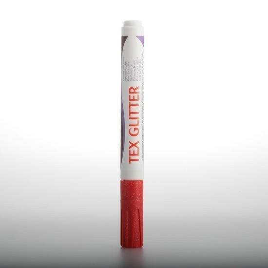 DARWI TEX GLITTER fixa na textil - Karmínová 6 ml