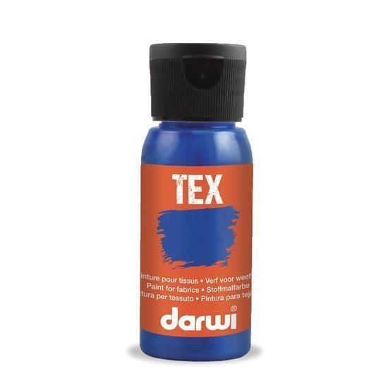 DARWI TEX barva na textil - Ultramarínová modrá 50 ml
