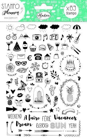 Razítka Stampo Planner - Můj diář 89 ks