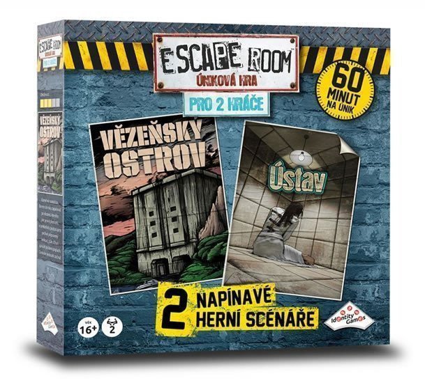 ESCAPE ROOM mini verze pro 2 hráče - 2 scénáře