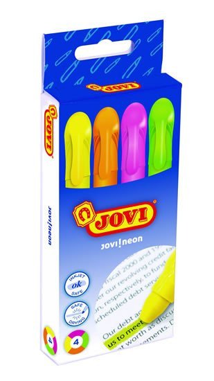 JOVI Gelové zvýrazňovače sada 4ks 4 barvy