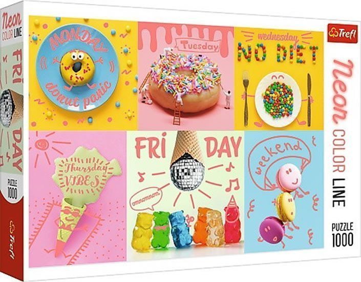 Trefl Puzzle Sladký týden1000 dílků Neon Co