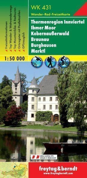 WK 431 Thermenland - Innviertel 150 000  turistická mapa