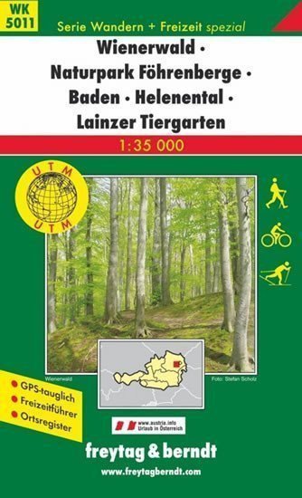 WK 5011 Wienerwald NP 135 000  turistická mapa