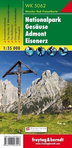 WK 5062 Národní park Gesäuse Admont Eisenerz 135 000  turistická mapa