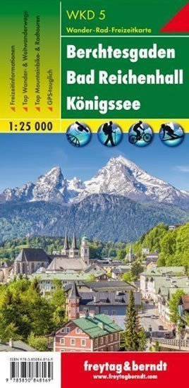 WKD 5 Berchtesgardenner Land 125 000  turistická mapa